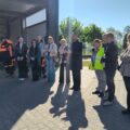 Na zdjęciu uczestnicy zajęć oraz wójt gminy, który zabrał głos podczas wydarzenia.