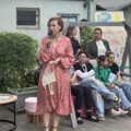 Na zdjęciu widoczna kobieta, która przemawia.