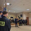 Na fotografii widoczny wójt Janusz Frąckowiak podczas przemowy.
