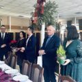 Na fotografii widoczny wójt, zastępca wójta, przewodnicząca rady gminy, skarbnik gminy, a także prezes PPK.