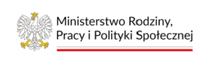 Logo Ministerstwa Rodziny, Pracy i Polityki Społecznej.