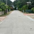 Na fotografii widoczna jest wyremontowana droga.